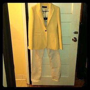 Yellow Zara sports coat